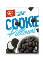 Sausi pusryčiai OHO Cookie pillows 375 g kaina