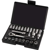 Galvučių rinkinys 1/4" (25vnt) kaina