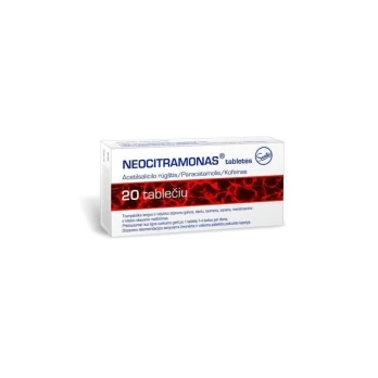 NEOCITRAMONAS 240 mg/200 mg/30 mg tabletės N20