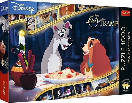 Puzzle 1000 pieces Premium Plus Lady and the Tramp