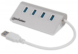 KONCENTRATORIAUS USB Manhattan 4 x USB-A 3.0 (163767)