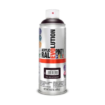 Purškiami dažai Pintyplus Evolution RAL 9005 400 ml Jet Juodas