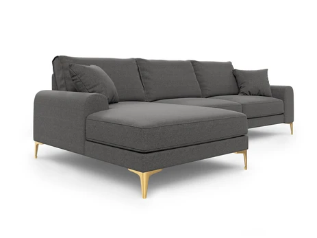Minkštas kampas Mazzini Sofas Madara, tamsiai pilkas