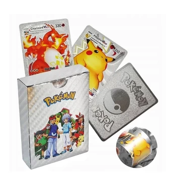 Sidabrinė Pokemon kortų kaladė 52vnt. TCG Silver - Limited Edition