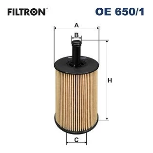 Alyvos filtras FILTRON OE 650/1