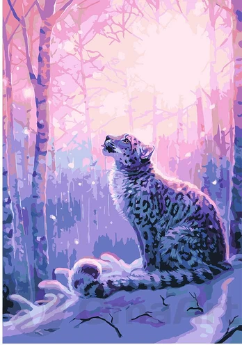Omaart Fabulous leopard 34x50