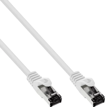 InLine® Komutacinis kabelis S/FTP PiMF Cat.8.1 be halogenų 2000MHz baltas 3m