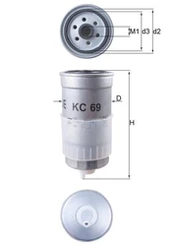 KNECHT KC 69 Kuro filtras