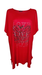Tunika moterims Kinga, raudona, 7XL