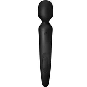 SATISFYER - WAND ERLAND VIBRATING MASSAGER Juodas
