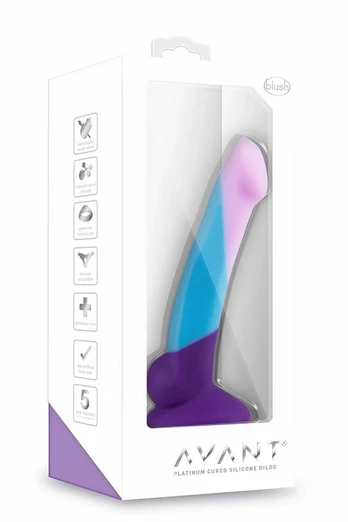 AVANT D16 Purple Haze Silicone Intimate Model with Suction Cup 16.5cm