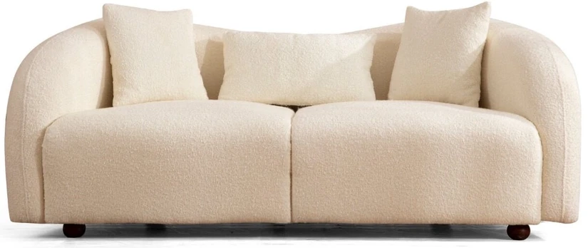Dvivietė sofa Venedik-Cream Kremas
