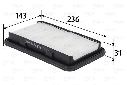Oro filtras VALEO 585432