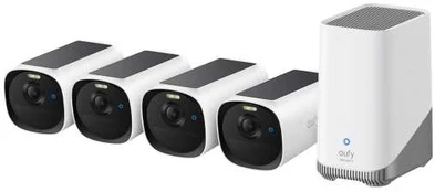 Anker EufyCam 4x E40 + HomeBase S380 Up to 16TB HDD | AI-Detection