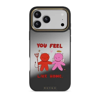 Like Home - iPhone 17 Pro Max Case, Elite Mirror Dark (MagSafe) / Gold