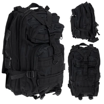 Taktinė kuprinė 25L, juoda