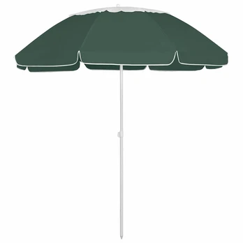 Paplūdimio skėtis, žalios spalvos, 300cm