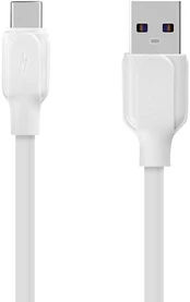 OBAL:ME Paprastas USB-A/USB-C kabelis 1m Baltas kaina