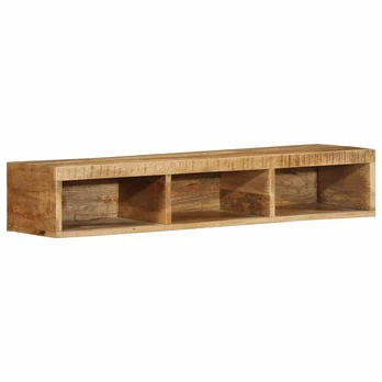 Sieninė televizoriaus spintelė, 100x30x19cm, mango mediena