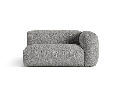 Boucle Modul Right, "Martina", 1 Seat, 160x106x75, Graphite