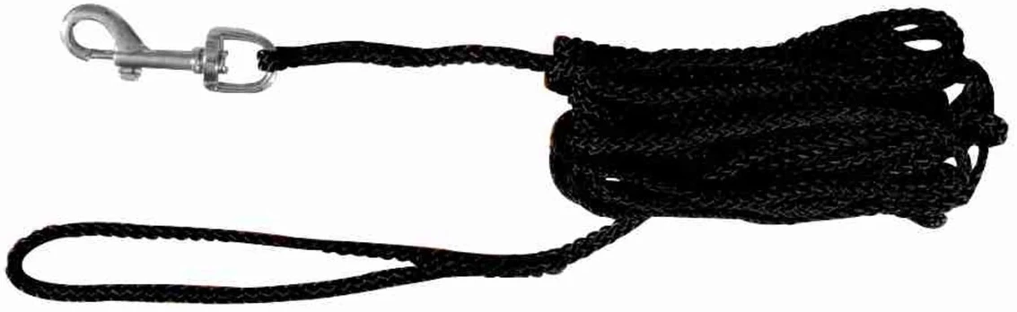 Pavadėlis Trixie Tracking Leash 19761, juodas, 10 m