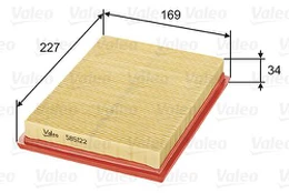Oro filtras VALEO 585122 kaina