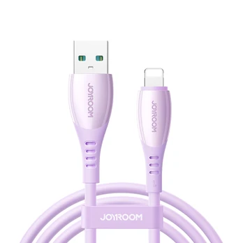 Joyroom S-A59 Vibrant Series 3A USB-A - Lightning cable 1.2m - violetinė