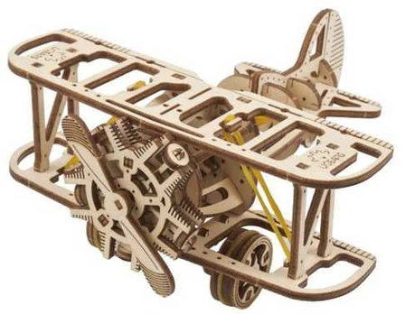 Medinis modelis UGEARS Mini-Biplane