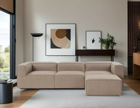 Kampinė sofa Fora - Brown
