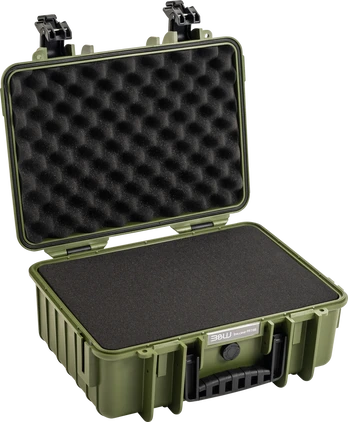 BW Outdoor Cases Type 4000 / Bronze žalias (pre-cut foam)