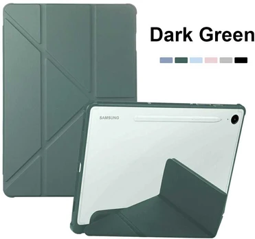 Dėklas Stand Samsung Tab S10 Ultra žalia /žalias