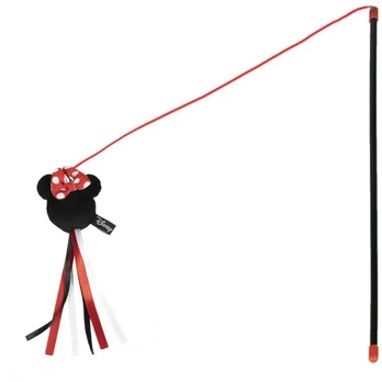 žaislas katėms Minnie Mouse Juoda 100 % poliesteris