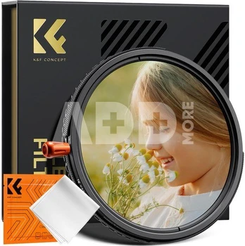 K&F Concept K&F 72MM NANO X Serie-3-in-1 Multi-Function Variable ND2-32&CPL& Black Mist 1/4, ultra-thin