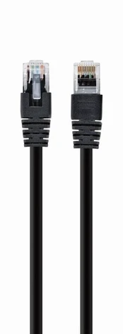 GEMBIRD CAT5e UTP Patch cord black 7.5m | PP12-7.5M/BK