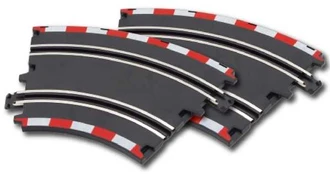 Joysway Double Lane Curve Track (2 stk)