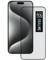 OBAL:ME 5D Glass Screen Protector for Apple iPhone 15 Pro Max Juodas