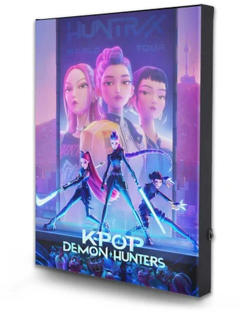Pyramid KPop Demon Hunters Luminous canvas