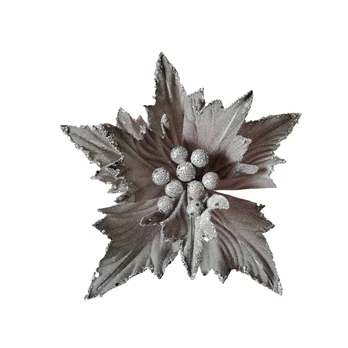 Dirbtinė gėlė Christmas Touch, pilka, 250 mm