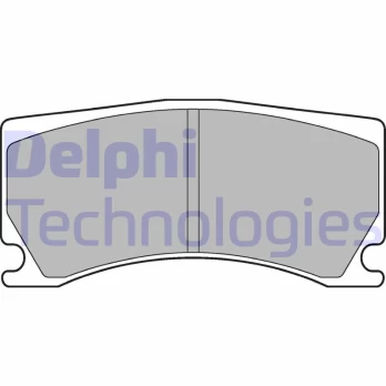Stabdžių trinkelių rinkinys, diskinis stabdys DELPHI LP3174