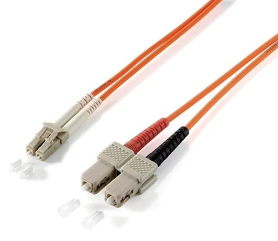 Equip Įrengti Fiber Optic Patchcord LC - SC Multimode Duplex OM1, 3m (254323)