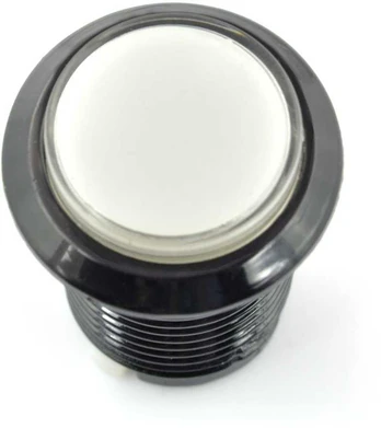 Oem Arcade Push Button 3.3cm - baltas su pašvietimu