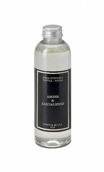 Cereria Molla Refill for Amber & Sandalwood 200 ml diffuser