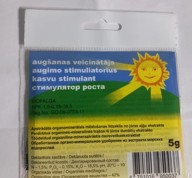 Augimo stimuliatorius Biofalga, 5 g