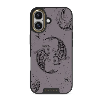 Pisces - iPhone 17 Case, Elite Dark (MagSafe) / Gold / Purple