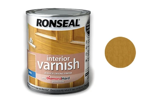 Greitai džiūstantis lakas RONSEAL Interior Varnish antique pine, 0,75 l,