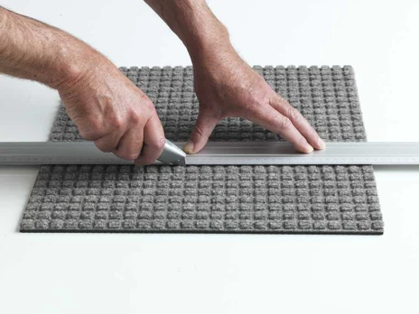 Jobmate Matting COMBI TILE 45x45 cm grå