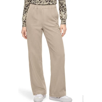 Kelnės moterims, Smėlio, Casual Pants