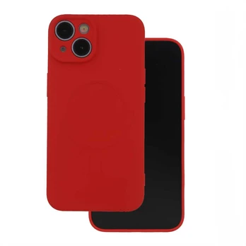 Dėklas Simple Color Mag case for iPhone 14 6,1' red