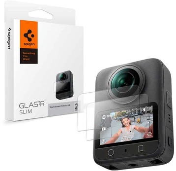Dėklas Spigen Glass tR Slim 2 Pack - DJI Osmo 360