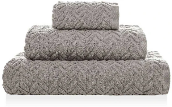 Rankšluostis CHEVRON pilkos spalvos 95x150 Sorema